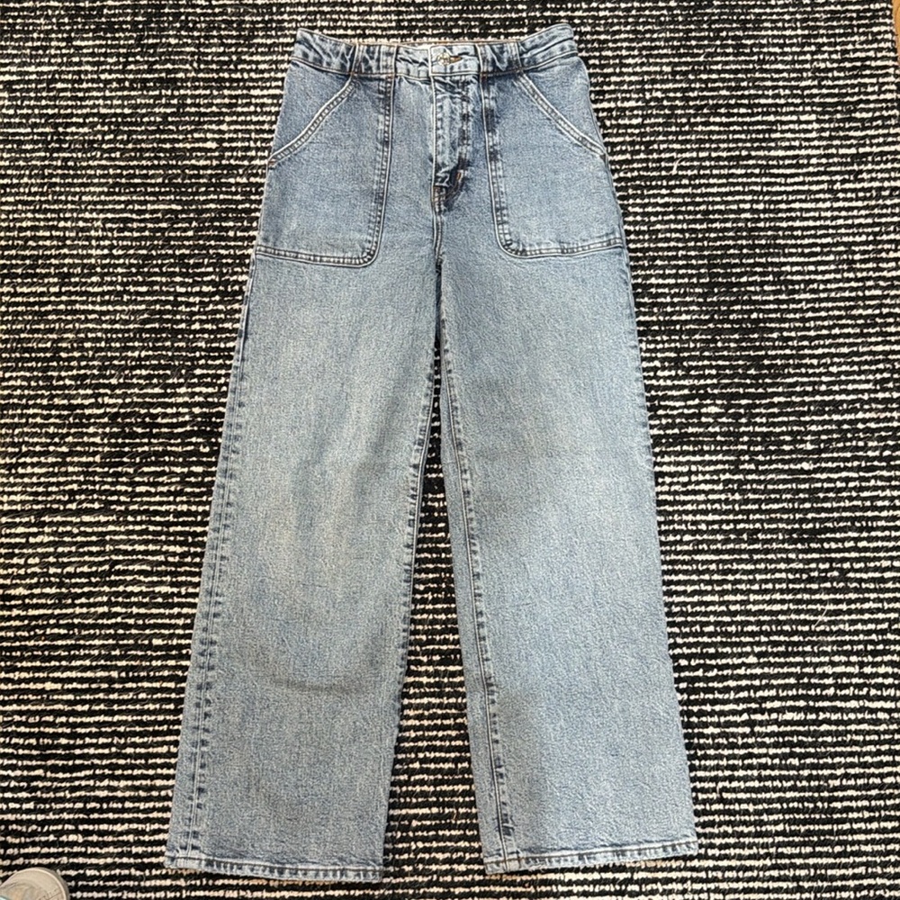 Frame Denim Light Blue Flare Jeans